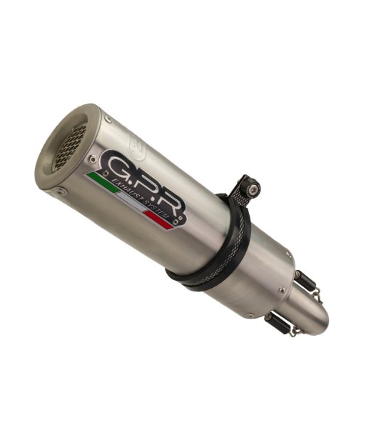 Escape GPR Exhaust System Ducati Monster 821 2015 16 Escape homologado y tubo de conexión M3 Titanium Natural