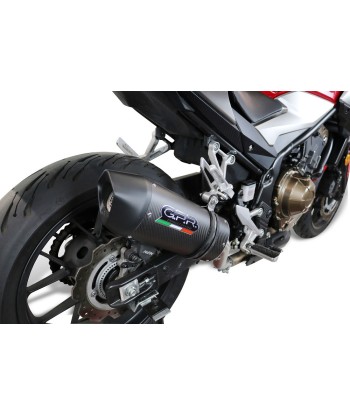 Escape GPR Exhaust System Honda Cb 500 F 2019 20 e4 Escape homologado y tubo de conexión Furore Evo4 Nero