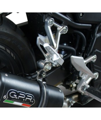 Escape GPR Exhaust System Honda Cb 500 X 2016 18 e4 Línea Completa racing Furore Nero