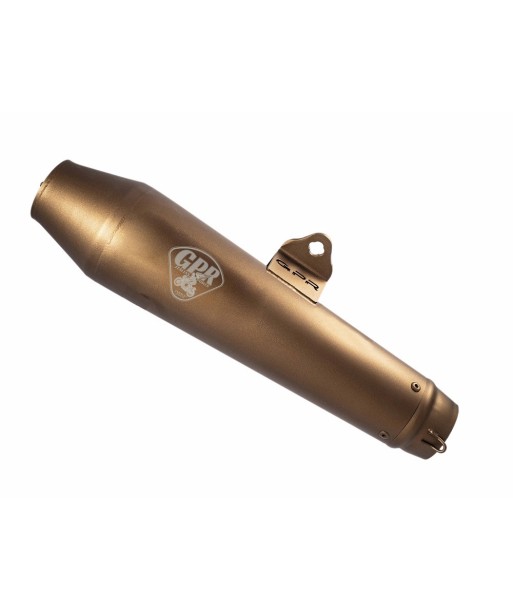 Escape GPR Exhaust System Honda Transalp XL 650 V 2000 06 sil. homol. univ. sin tubo enlace Ultracone Inox Cafè Racer