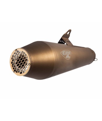 Escape GPR Exhaust System Honda Transalp XL 650 V 2000 06 sil. homol. univ. sin tubo enlace Ultracone Inox Cafè Racer