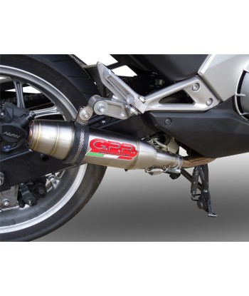 Escape GPR Exhaust System Honda Integra 700 2012 13 Escape homologado y tubo de conexión Furore Nero