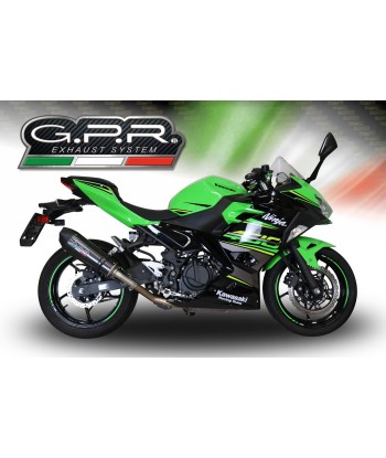 Escape GPR Exhaust System Kawasaki Z 400 2018 20 e4 Escape homologado y tubo de conexión GP Evo4 Titanium