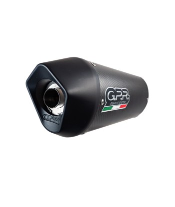 Escape GPR Exhaust System Kawasaki Er 6 N    F 2005 11 Escape homologado y tubo de conexión Furore Nero