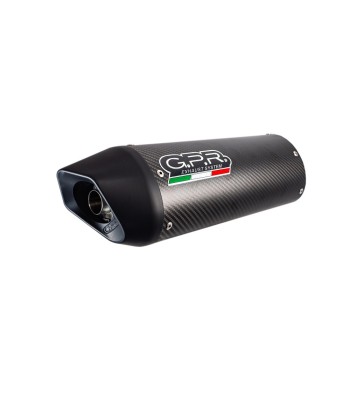 Escape GPR Exhaust System Kawasaki Er 6 N    F 2005 11 Escape homologado y tubo de conexión Furore Nero