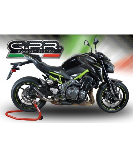 Escape GPR Exhaust System Kawasaki Z 900 2017 19 e4 Escape homologado y tubo de conexión GP Evo4 Titanium