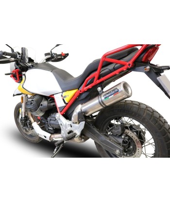 Escape GPR Exhaust System Moto Guzzi V85 Tt 2019/20 e4 Escape homologado y tubo de conexión M3 Titanium Natural