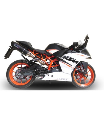 Escape GPR Exhaust System Ktm Rc 390 2015/2016 e3 Escape racing y tubo de conexión Furore Nero