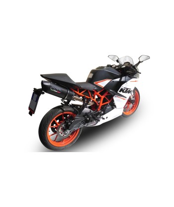 Escape GPR Exhaust System Ktm Rc 390 2015/2016 e3 Escape racing y tubo de conexión Furore Nero