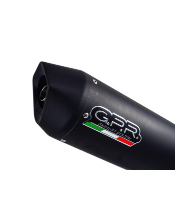 Escape GPR Exhaust System Triumph Speed Triple 1050 2005/10 Doble Escape homologado y tubos de conexión Furore Nero