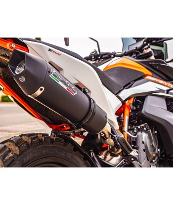 Escape GPR Exhaust System Ktm Duke 890 L 2021/2022 e5 Escape homologado y tubo de conexión GP Evo4 Black Titanium