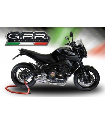Escape GPR Exhaust System Yamaha Mt-09 Tracer Fj-09 Tr 2017/20 e4 Escape completo homologado y catalizado M3 Inox