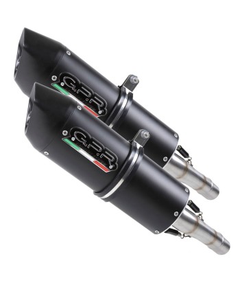 Escape GPR Exhaust System Yamaha Fjr 1300 2017/20 e4 Doble Escape homologado y tubos de conexión Furore Evo4 Nero