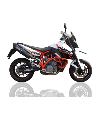Escape GPR Exhaust System Ktm Lc8 9 Sm - En 950 2005/08 Doble Escape homologado y catalizado Bolt-on Furore Nero