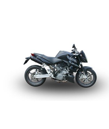Escape GPR Exhaust System Ktm Superduke 990 - R 2004/12 Doble Escape homologado y tubos de conexión Furore Nero