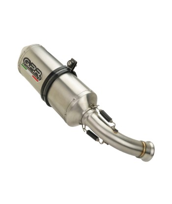 Escape GPR Exhaust System Suzuki V-Strom Dl 1000 2014/2016 e3 Escape homologado y tubo de conexión Satinox