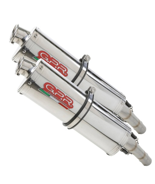 Escape GPR Exhaust System Yamaha Fjr 1300 2017/20 e4 Doble Escape homologado y tubos de conexión Trioval
