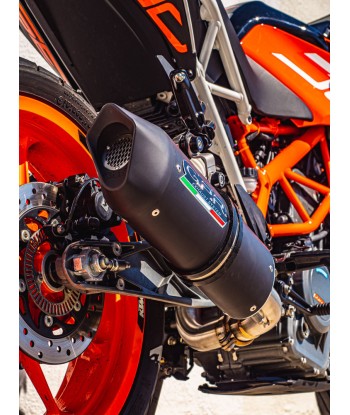 Escape GPR Exhaust System Ktm Duke 125 2017/20 e4 Escape homologado y tubo de conexión Furore Evo4 Nero
