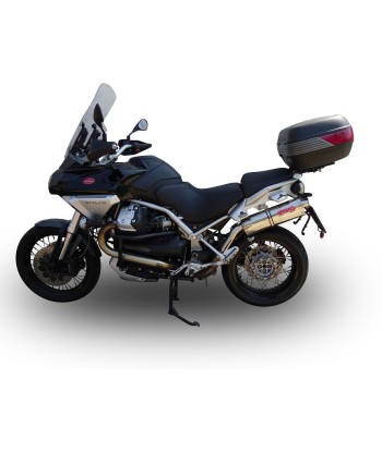 Escape GPR Exhaust System Moto Guzzi Stelvio 1200 8V 2011/17 Escape homologado y catalizado Trioval