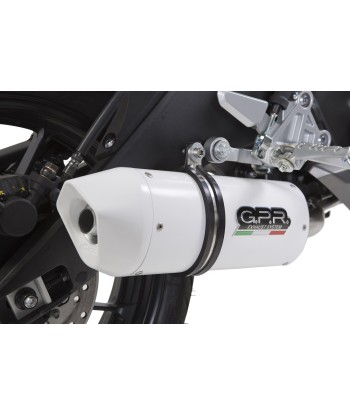 Escape GPR Exhaust System Yamaha Mt 125 2014/16 Escape homologado y tubo de conexión Albus Ceramic