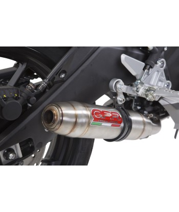 Escape GPR Exhaust System Yamaha Mt 125 2014/16 Escape homologado y tubo de conexión Deeptone Inox