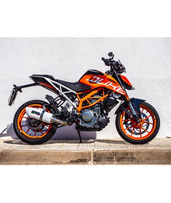 Escape GPR Exhaust System Ktm Duke 390 2017/20 e4 Escape homologado y tubo de conexión Albus Evo4