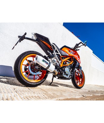 Escape GPR Exhaust System Ktm Duke 390 2017/20 e4 Escape homologado y tubo de conexión Albus Evo4