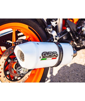 Escape GPR Exhaust System Ktm Duke 390 2017/20 e4 Escape homologado y tubo de conexión Albus Evo4
