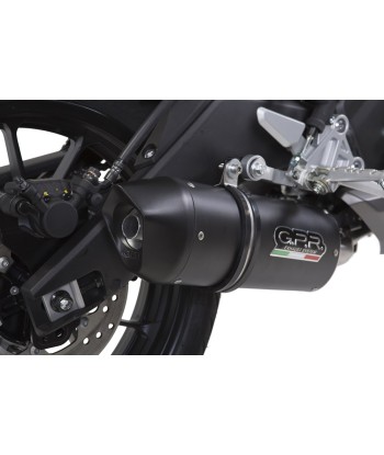 Escape GPR Exhaust System Yamaha Mt 125 2014/16 Escape completo homologado Furore Nero