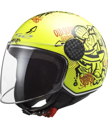 LS2 OF558 SPHERE LUX SKATER H-V YELLOW