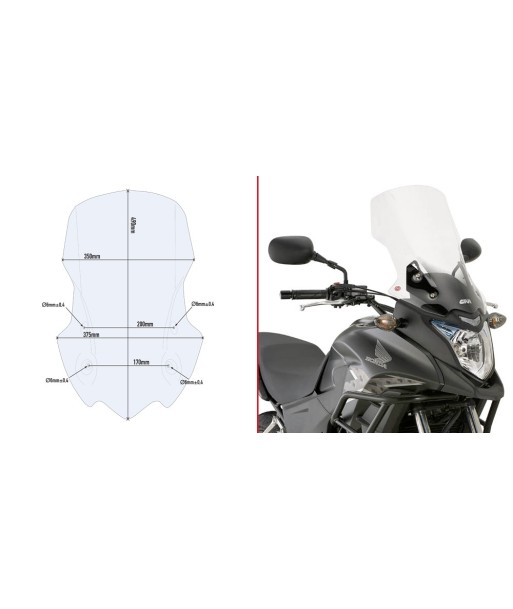 CUPULA P KIT HONDA CBX 500 13 16