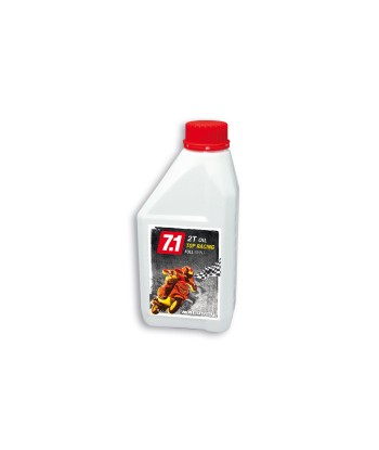 Aceite Malossi 7.1 2T Oil Top Racing Full Synt (SAE40) Envase de 1 L