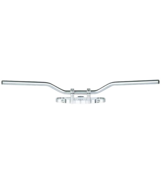 Manillar TRW acero 22 mm Superbike Elegance plateado
