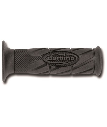 Puños Domino On Road con Logo Negros Cerrados D 22 mm L 120 mm