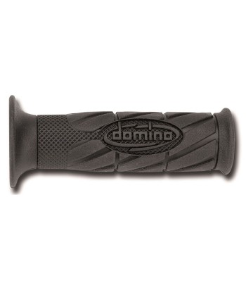 Puños Domino Scooter con Logo Negros abiertos Abiertos D 22 mm L 120 mm