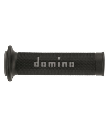 Puños Domino On Road Negro - Gris Abiertos D 22 mm L 120-125 mm