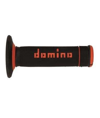 Puños Domino Off Road X-Treme Negro - Naranja Cerrados D 22 mm L 118 mm