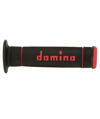 Puños Domino Trial Negro - Rojo Cerrados D 22 mm L 125 mm