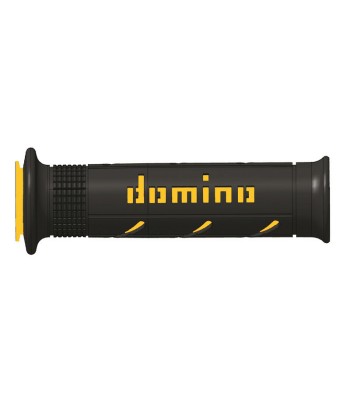 Puños Domino XM2 Super soft Negro - Amarillo Abiertos D 22 mm L 120-125 mm