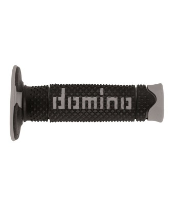 Puños Domino DSH Off Road Negro - Gris Cerrados D 22 mm L 120 mm