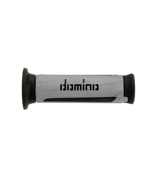 Puños Domino Turismo Plata-Antracita Abiertos D 22 mm L 120 mm