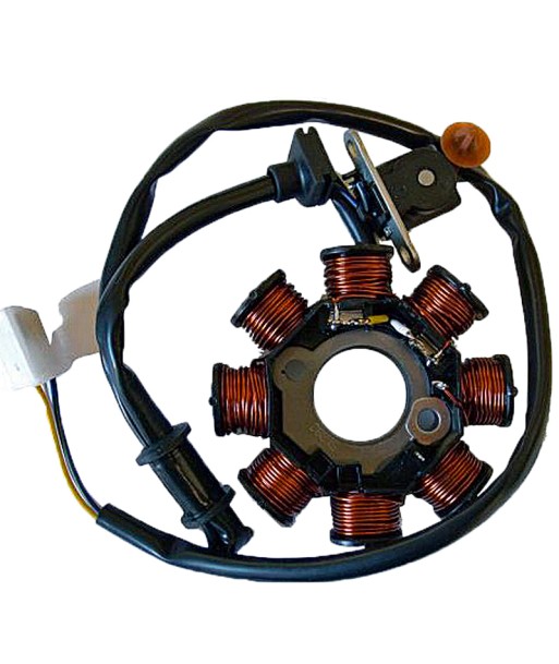 Stator Mitsuba 8 Polos 12V 140W con pick-up (Motor Peugeot)