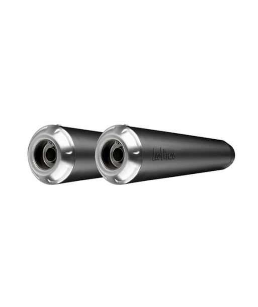 KIT SILENCIOSO DX/SX CLASSIC RACER BLACK