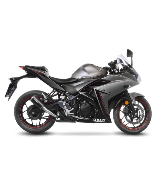 SILENCIOSO LV-10 BLACK YAMAHA MT-25 15/17 MT-03 16/18 E3/E4