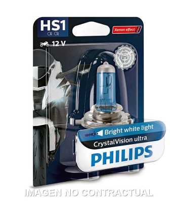 Lámpara Philips Halógena HS1  Crystal Vision 12V 35/35W