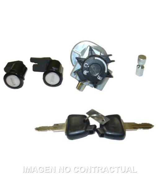 Kit contacto, sillín y guantera Peugeot 50 Elyseo